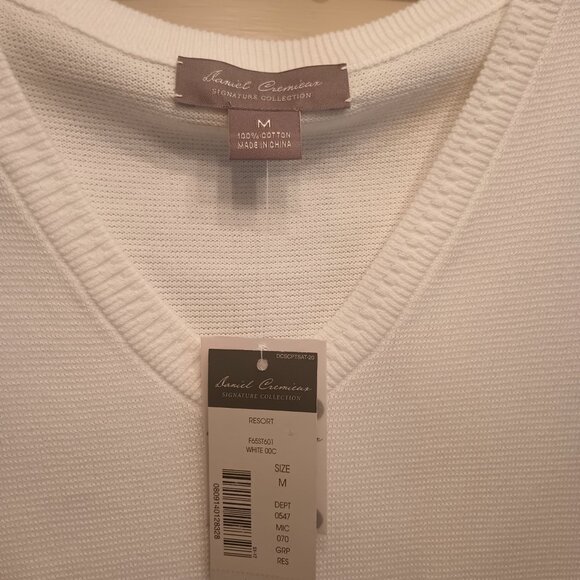 Daniel Cremieux V-Neck Sweater Vest Sz M - Picture 2 of 4